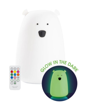 Lampka LED z pilotem Miś Duży świecący w ciemności Miś Rabbit & Friends- sklep z zabawkami online