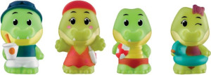 Zestaw 4 figurek rodzina krokodyli Klorofil- sklep z zabawkami online