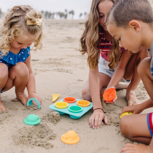 Foremki do piasku, wody zabawa na plaży babeczki Melissa and Doug- sklep z zabawkami online