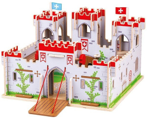 Drewniany zamek do składania Georg Bigjigs Toys- sklep z zabawkami online