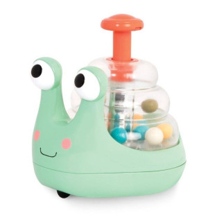 Zabawka dla niemowląt Świecący ślimak B.Toys- sklep z zabawkami online
