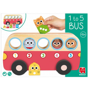Sorter dla dzieci Autobus Liczby od 1 do 5 Goula- sklep z zabawkami online