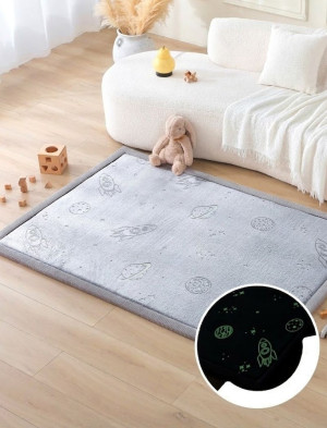 Mata piankowa świecąca w ciemności Dywan do pokoju dziecięcego Cloud Play Mat 170 x 120 cm Planety Hakuna Matte- sklep z zabawkami online
