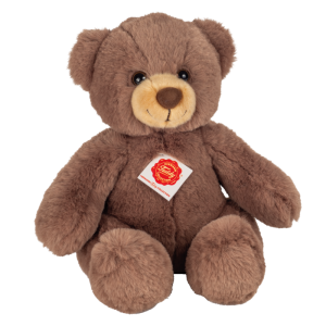 Maskotka miś pluszowy 30 cm czekoladowo brązowy dla dzieci Teddy Hermann- sklep z zabawkami online