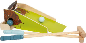 Drewniany zestaw do minigolfa Kret Small Foot- sklep z zabawkami online