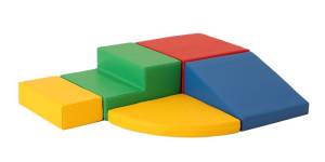 Klocki modułowe do zabawy zestaw wielokolorowy Soft Play Corner Climber IGLU- sklep z zabawkami online