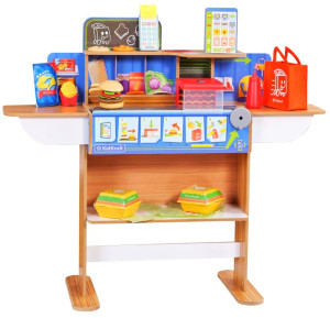 Drewniana restauracja z akcesoriami 2w1 KidKraft- sklep z zabawkami online