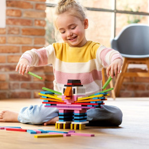 Klocki dla dzieci kolorowy Fun Box Bioblo 200 elementów- sklep z zabawkami online