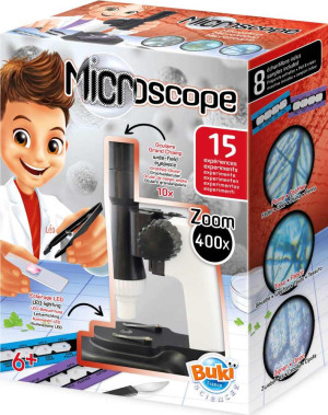 Mikroskop 15 doświadczeń Buki MR400- sklep z zabawkami online
