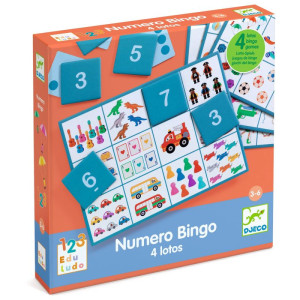 Gra edukacyjna BINGO 4 w 1 DJ08281- sklep z zabawkami online