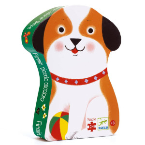 Puzzle tekturowe Szczeniaczek 24 el Djeco- sklep z zabawkami online