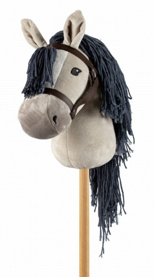 Hobby Horse Koń na kiju Astrup szary- sklep z zabawkami online