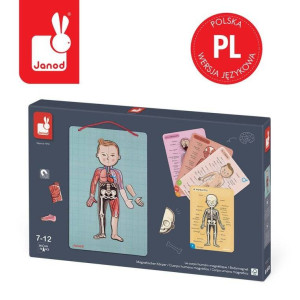Układanka magnetyczna Ciało człowieka, Janod- sklep z zabawkami online