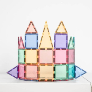 Klocki magnetyczne dla dzieci Pastel Mini Pack 32 el. Connetix- sklep z zabawkami online