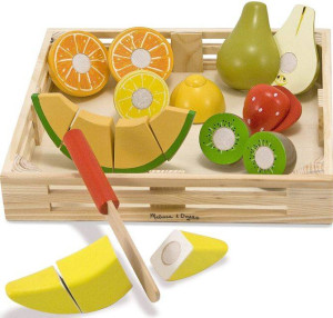 Drewniany zestaw do krojenia owoców Cutting Fruit 8 el Melissa & Doug- sklep z zabawkami online