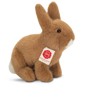 Królik brązowy siedzący 20 cm maskotka dla dzieci Teddy Hermann 926580- sklep z zabawkami online
