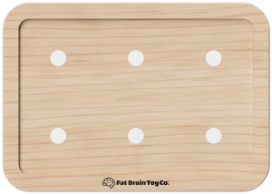 Drewniana baza tablicy sensorycznej PlayTab Fat Brain Toy- sklep z zabawkami online