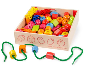 Korale dla dzieci do nawlekania Bigjigs Toys- sklep z zabawkami online