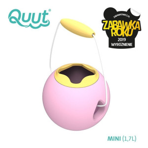 QUUT Małe wiaderko wielofunkcyjne Mini Ballo Sweet Pink + Yellow Stone- sklep z zabawkami online