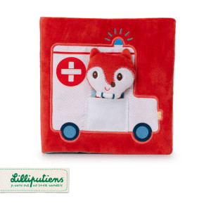 Miękka książeczka z pacynką Doktor Lisiczka Alice Lilliputiens- sklep z zabawkami online