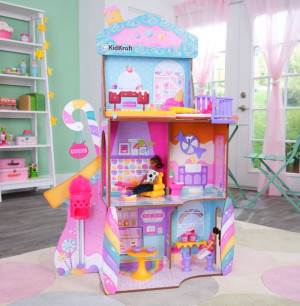 Drewniany domek dla lalek Candy Castle KidKraft- sklep z zabawkami online