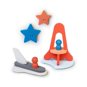 Zestaw puzzli piankowych do kąpieli 3D Quutopia Wyprawa na księżyc Quut- sklep z zabawkami online
