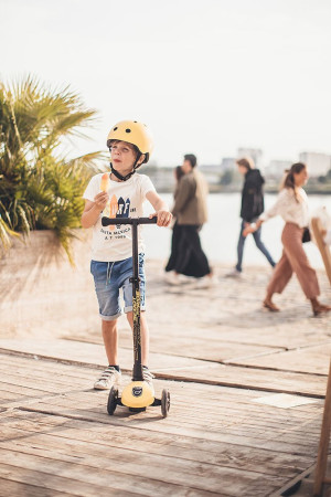 SCOOTANDRIDE Kask S-M dla dzieci 3+ Lemon- sklep z zabawkami online