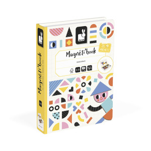 Janod Magnetyczna układanka Kształty Magnetibook 3+ (edycja 2026)- sklep z zabawkami online