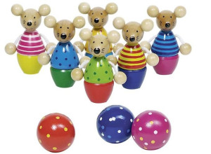 Kręgle myszy, 9 el.- sklep z zabawkami online