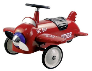 Jeździk retro trójkołowy samolot Goki- sklep z zabawkami online