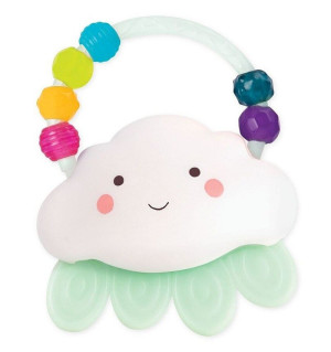 Gryzak, grzechotka Świecąca chmurka B.Toys- sklep z zabawkami online