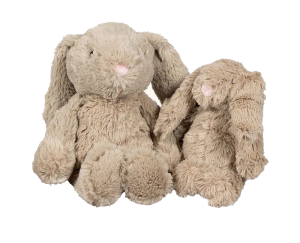 Króliczki Mama i maleństwo maskotki dla dzieci 27 cm i 19 cm Astrup- sklep z zabawkami online