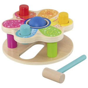 Przebijanka i sorter Hammer bench Goki nature- sklep z zabawkami online
