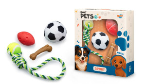 Zestaw zabawek dla psów - SPORT PET001- sklep z zabawkami online