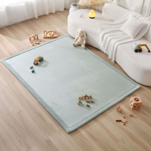 Mata piankowa dla dzieci Dywan do pokoju dziecięcego Coral Velvet z pianką memory 150 x 200 cm subtelna mięta Hakuna Matte- sklep z zabawkami online