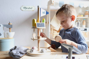 Drewniany stojak na lody Small Foot- sklep z zabawkami online