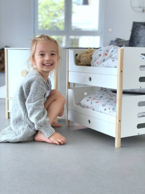 Łóżko piętrowe dla lalek Małe groszki Small Foot- sklep z zabawkami online