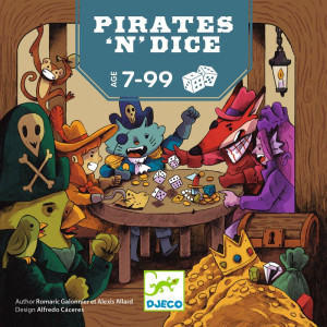 Gra planszowa PIRATES 'N' DICE DJ00830- sklep z zabawkami online