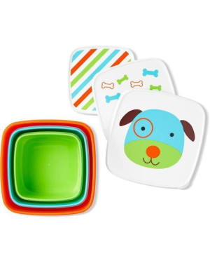 Zestaw pudełek Zoo Pies Skip Hop- sklep z zabawkami online