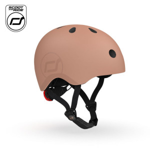 SCOOTANDRIDE Kask S-M dla dzieci 3+ Mocha- sklep z zabawkami online