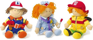 Szmaciane lalki 3 zawody Small Foot- sklep z zabawkami online
