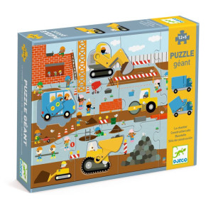 Puzzle kartonowe gigant PLAC BUDOWY DJ07167- sklep z zabawkami online