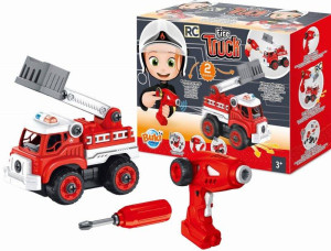 Wóz strażacki do skręcenia zdalnie sterowany 9022 Buki- sklep z zabawkami online