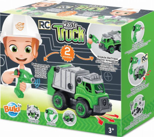 Śmieciarka do skręcenia zdalnie sterowana 9021 Buki- sklep z zabawkami online