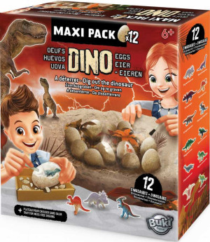Mega paka jajek dinozaura - 12 sztuk 2138 Buki- sklep z zabawkami online