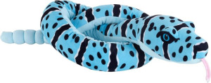 Niebieski grzechotnik skalny wąż maskotka dla dziecka 137 cm Snakesss Wild Republic- sklep z zabawkami online