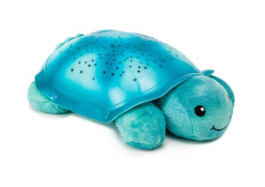 Cloud b® Twinkling Twilight Turtle™ Aqua - Lampka nocna z projekcją świetlną - Żółw niebieski- sklep z zabawkami online