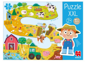 Puzzle dla dzieci XXL Farma Goula- sklep z zabawkami online