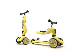 SCOOTANDRIDE Highwaykick1 2w1 Jeździk i hulajnoga 1-5 lat Lemon- sklep z zabawkami online