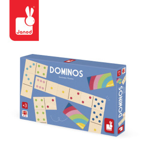 Janod Domino drewniane 3+- sklep z zabawkami online